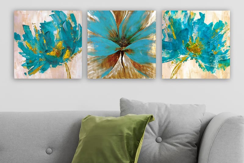 Canvastavla VP Italy 3-pack Flerfärgad - 30x30 cm - Inredning - Tavlor & posters - Canvastavla