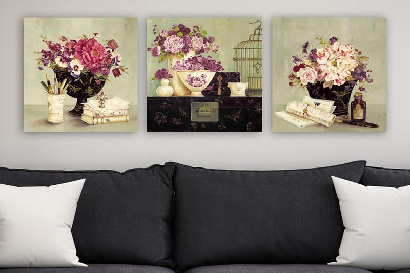 Canvastavla VP Italy 3-pack Flerfärgad - 30x30 cm - Inredning - Tavlor & posters - Canvastavla