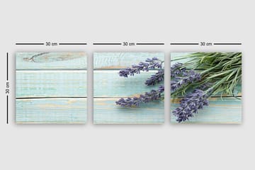 Canvastavla VP Italy 3-pack Flerfärgad - 30x30 cm - Inredning - Tavlor & posters - Canvastavla