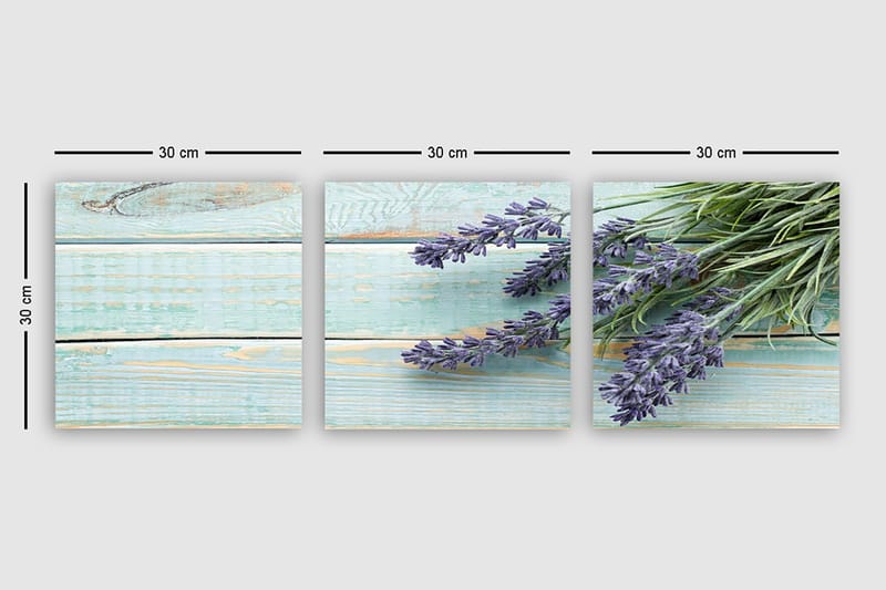 Canvastavla VP Italy 3-pack Flerfärgad - 30x30 cm - Inredning - Tavlor & posters - Canvastavla