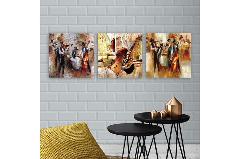 Canvastavla VP Italy 3-pack Flerfärgad - 30x30 cm - Inredning - Tavlor & posters - Canvastavla