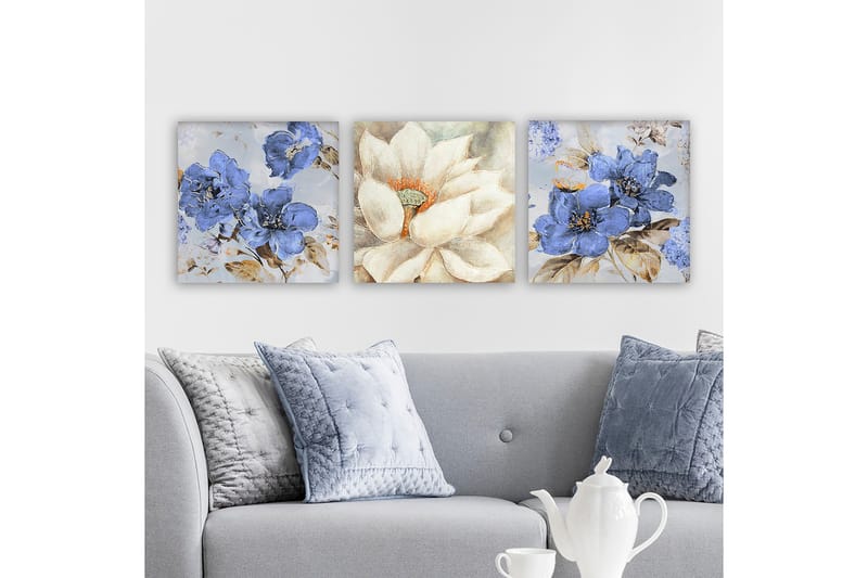 Canvastavla VP Italy 3-pack Flerfärgad - 30x30 cm - Inredning - Tavlor & posters - Canvastavla
