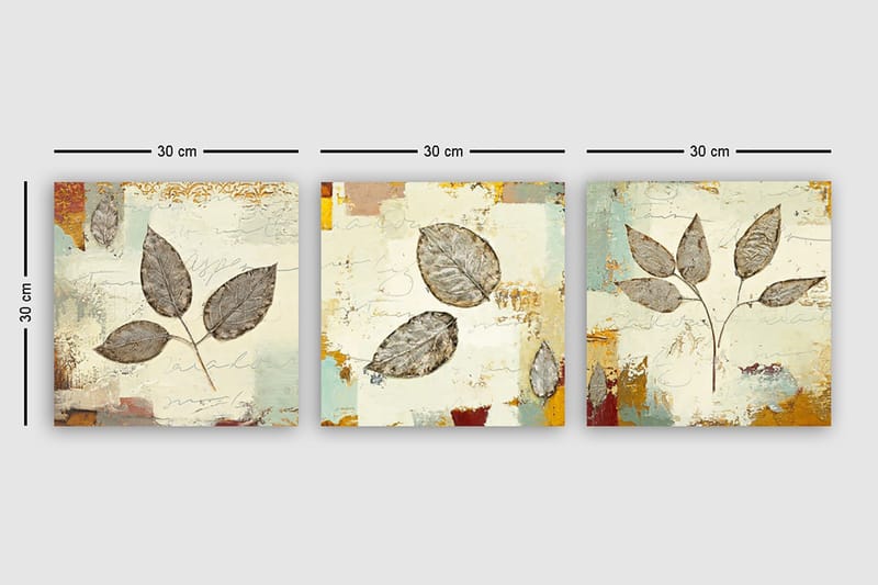 Canvastavla VP Italy 3-pack Flerfärgad - 30x30 cm - Inredning - Tavlor & posters - Canvastavla