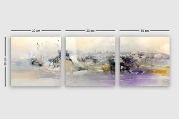 Canvastavla VP Italy 3-pack Flerfärgad - 30x30 cm - Inredning - Tavlor & posters - Canvastavla