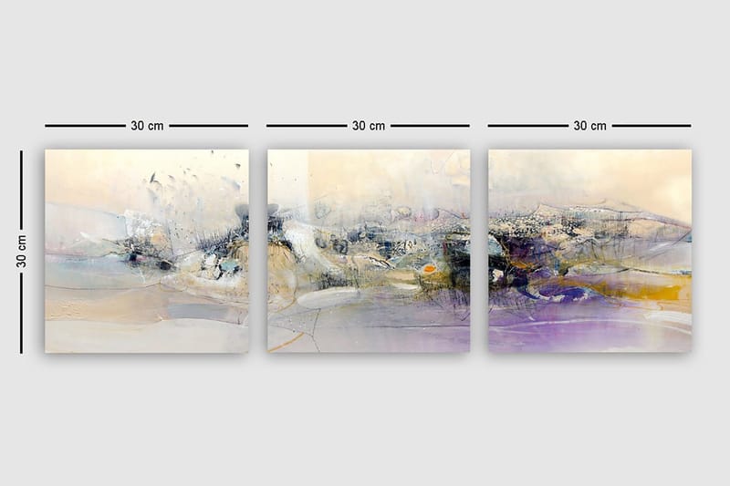 Canvastavla VP Italy 3-pack Flerfärgad - 30x30 cm - Inredning - Tavlor & posters - Canvastavla