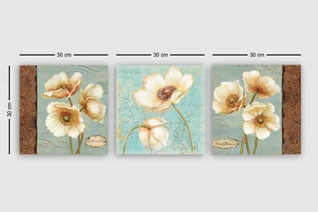 Canvastavla VP Italy 3-pack Flerfärgad - 30x30 cm - Inredning - Tavlor & posters - Canvastavla