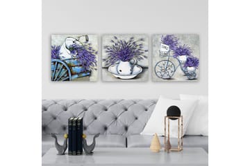 Canvastavla VP Italy 3-pack Flerfärgad - 30x30 cm - Inredning - Tavlor & posters - Canvastavla