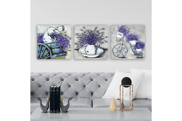 Canvastavla VP Italy 3-pack Flerfärgad - 30x30 cm - Inredning - Tavlor & posters - Canvastavla