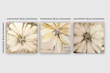 Canvastavla VP Italy 3-pack Flerfärgad - 30x30 cm - Inredning - Tavlor & posters - Canvastavla