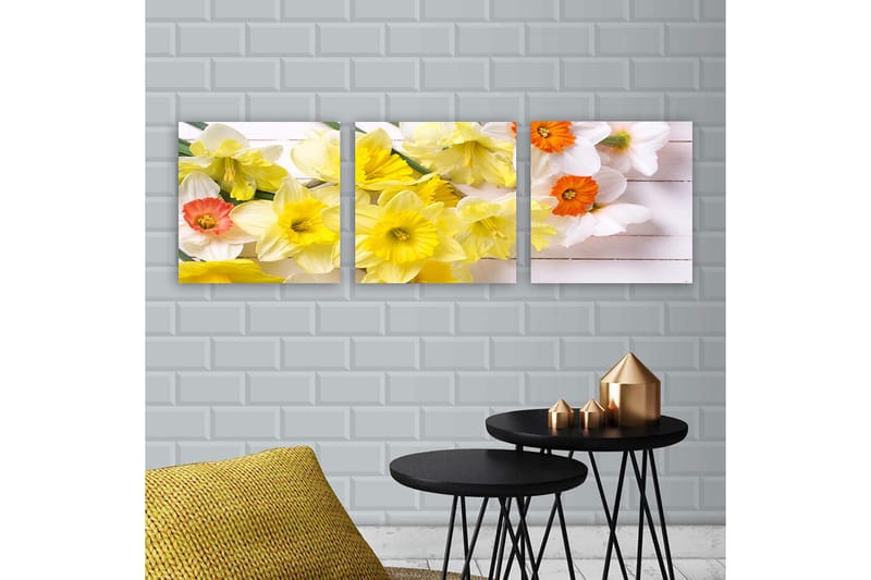 Canvastavla VP Italy 3-pack Flerfärgad, 30x30 cm