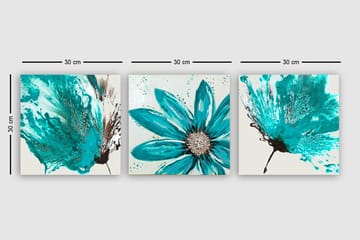 Canvastavla VP Italy 3-pack Flerfärgad - 30x30 cm - Inredning - Tavlor & posters - Canvastavla