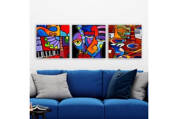 Canvastavla VP Italy 3-pack Flerfärgad - 30x30 cm - Inredning - Tavlor & posters - Canvastavla