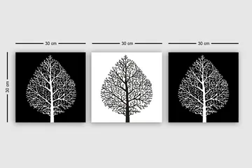 Canvastavla VP Italy 3-pack Flerfärgad - 30x30 cm - Inredning - Tavlor & posters - Canvastavla