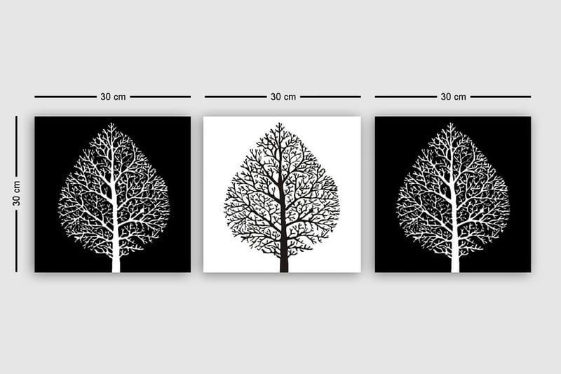 Canvastavla VP Italy 3-pack Flerfärgad - 30x30 cm - Inredning - Tavlor & posters - Canvastavla