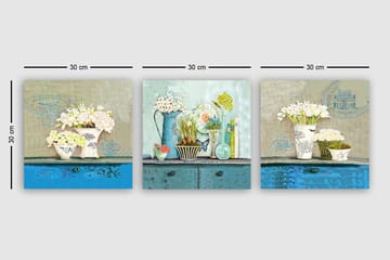 Canvastavla VP Italy 3-pack Flerfärgad - 30x30 cm - Inredning - Tavlor & posters - Canvastavla