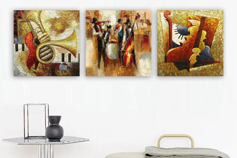 Canvastavla VP Italy 3-pack Flerfärgad, 30x30 cm