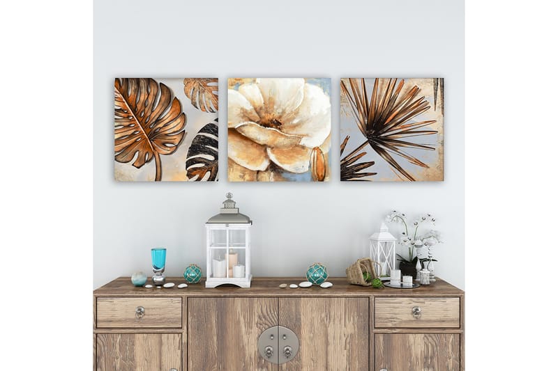 Canvastavla VP Italy 3-pack Flerfärgad - 30x30 cm - Inredning - Tavlor & posters - Canvastavla