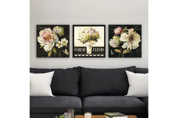 Canvastavla VP Italy 3-pack Flerfärgad - 30x30 cm - Inredning - Tavlor & posters - Canvastavla