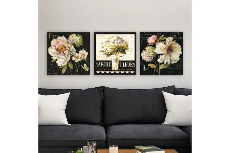 Canvastavla VP Italy 3-pack Flerfärgad - 30x30 cm - Inredning - Tavlor & posters - Canvastavla