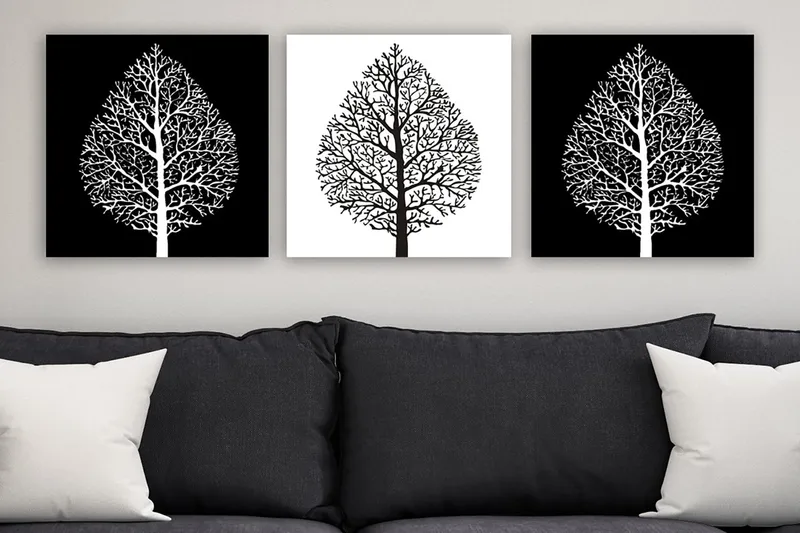 Canvastavla VP Italy 3-pack Flerfärgad, 30x30 cm