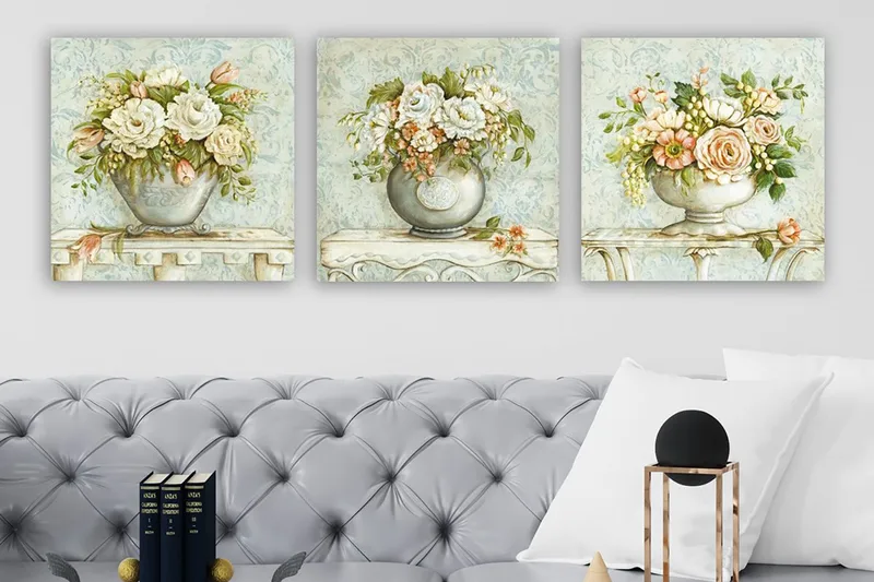 Canvastavla VP Italy 3-pack Flerfärgad, 30x30 cm