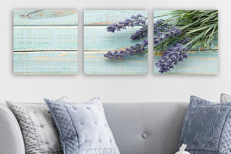 Canvastavla VP Italy 3-pack Flerfärgad, 30x30 cm