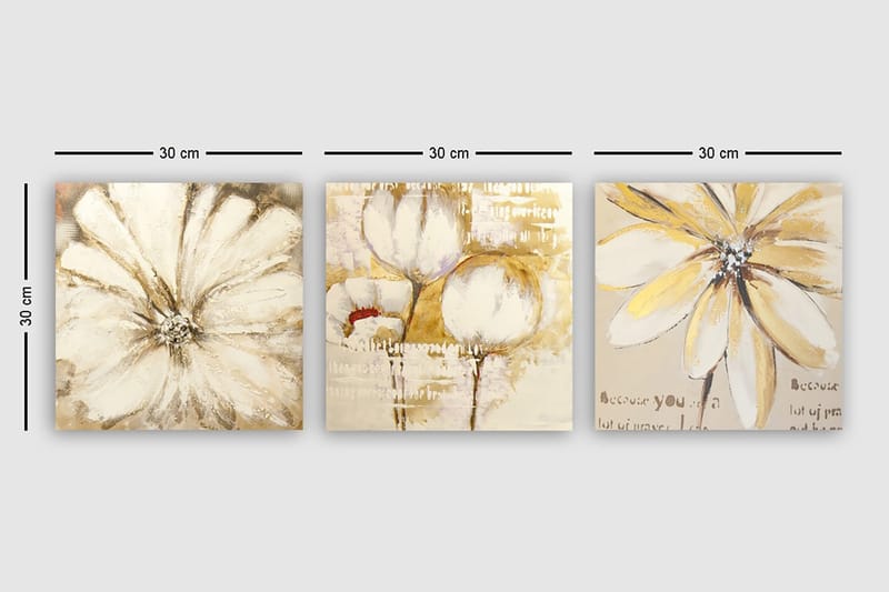 Canvastavla VP Italy 3-pack Flerfärgad - 30x30 cm - Inredning - Tavlor & posters - Canvastavla