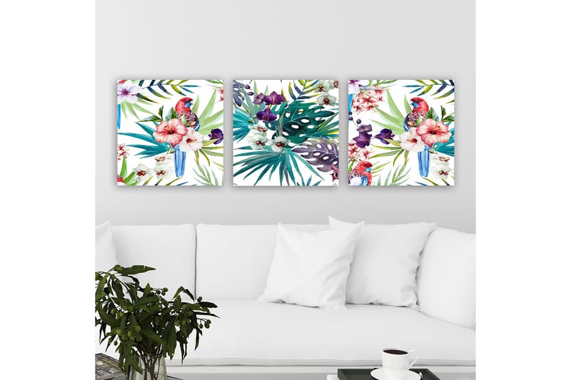 Canvastavla VP Italy 3-pack Flerfärgad - 30x30 cm - Inredning - Tavlor & posters - Canvastavla