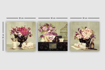Canvastavla VP Italy 3-pack Flerfärgad - 30x30 cm - Inredning - Tavlor & posters - Canvastavla