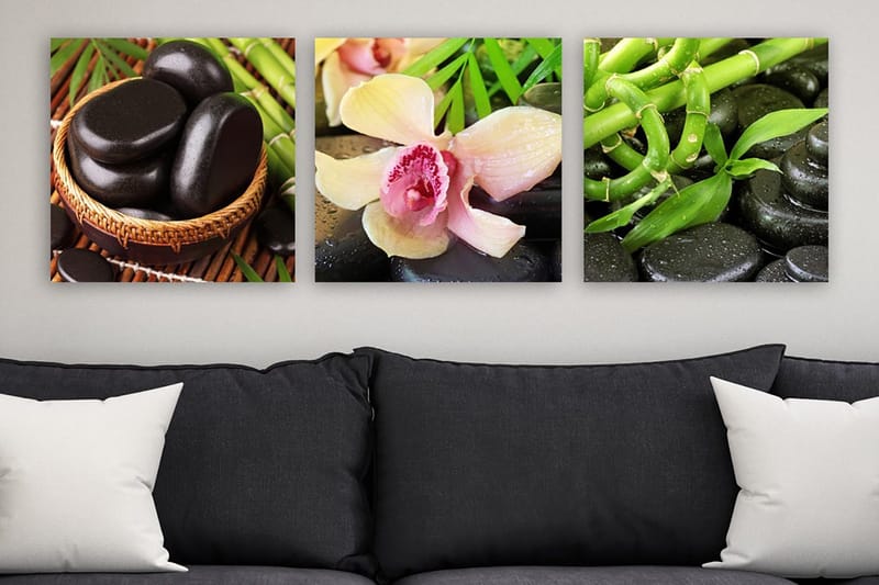 Canvastavla VP Italy 3-pack Flerfärgad, 30x30 cm