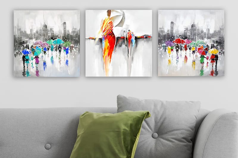 Canvastavla VP Spain 3-pack Flerfärgad - 30x30 cm - Inredning - Tavlor & posters - Canvastavla