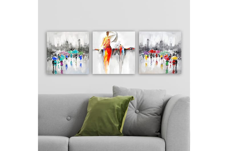 Canvastavla VP Spain 3-pack Flerfärgad - 30x30 cm - Inredning - Tavlor & posters - Canvastavla