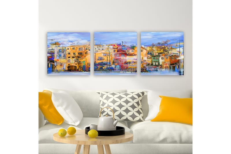 Canvastavla VP Spain 3-pack Flerfärgad - 30x30 cm - Inredning - Tavlor & posters - Canvastavla