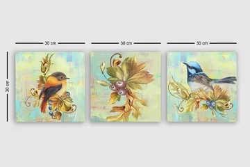 Canvastavla VP Spain 3-pack Flerfärgad - 30x30 cm - Inredning - Tavlor & posters - Canvastavla