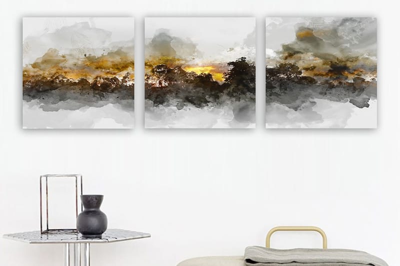 Canvastavla VP Spain 3-pack Flerfärgad, 30x30 cm