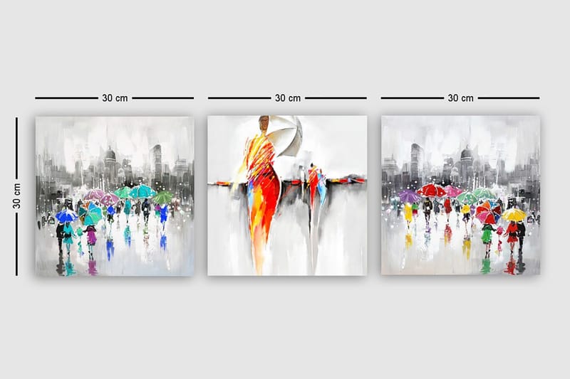 Canvastavla VP Spain 3-pack Flerfärgad - 30x30 cm - Inredning - Tavlor & posters - Canvastavla