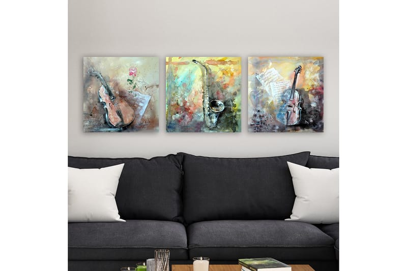 Canvastavla VP Spain 3-pack Flerfärgad - 30x30 cm - Inredning - Tavlor & posters - Canvastavla