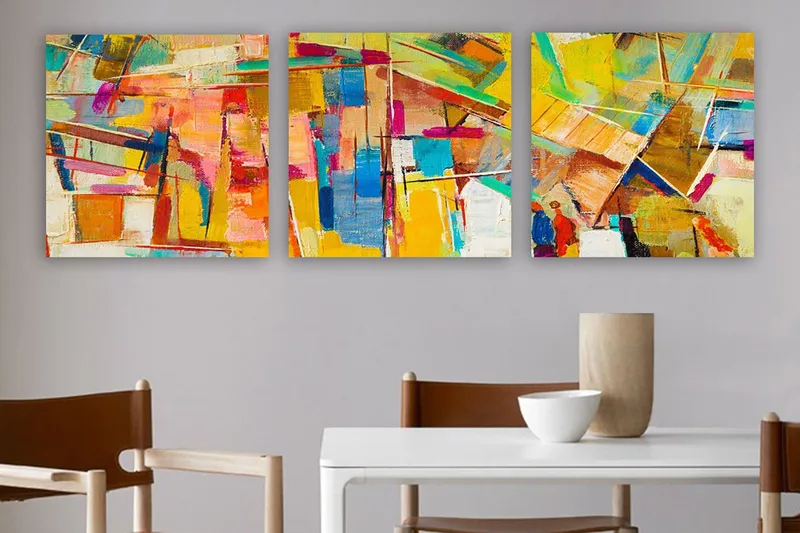 Canvastavla VP Spain 3-pack Flerfärgad, 30x30 cm