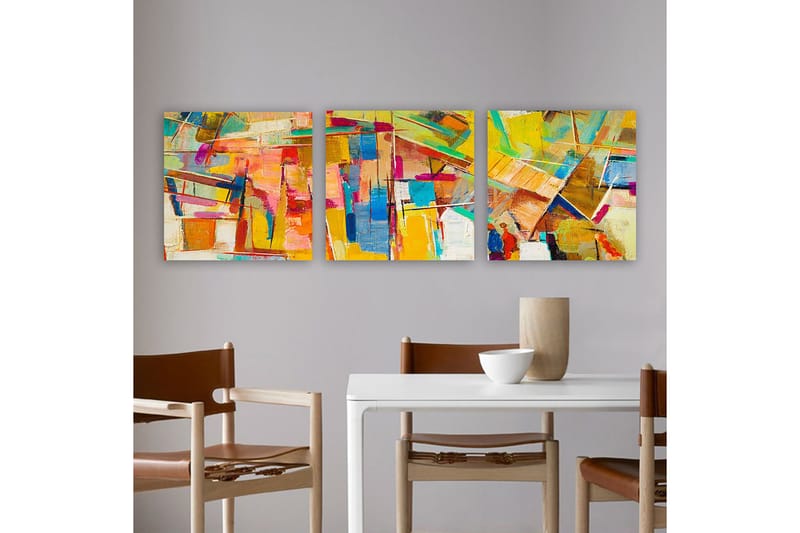 Canvastavla VP Spain 3-pack Flerfärgad - 30x30 cm - Inredning - Tavlor & posters - Canvastavla