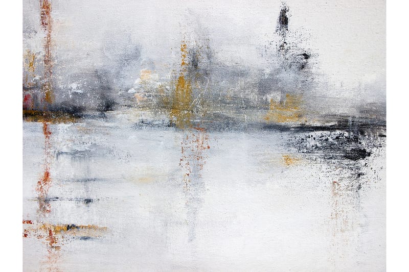 Canvastavla White Abstract - 80x120 cm - Inredning - Tavlor & posters - Canvastavla