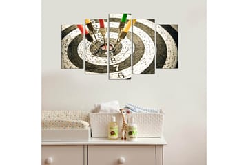 Canvastavla Young 5-pack Flerfärgad - 20x60 cm - Inredning - Tavlor & posters - Canvastavla