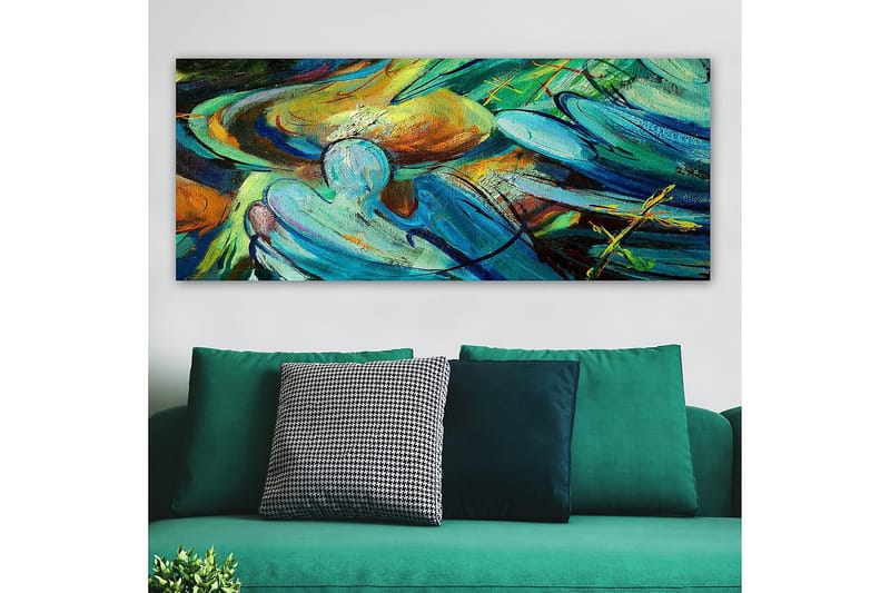 Canvastavla YTY Abstract & Fractals Flerfärgad - 120x50 cm - Inredning - Tavlor & posters - Canvastavla