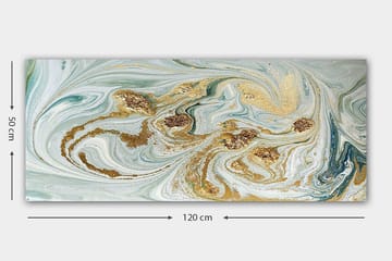 Canvastavla YTY Abstract & Fractals Flerfärgad - 120x50 cm - Inredning - Tavlor & posters - Canvastavla