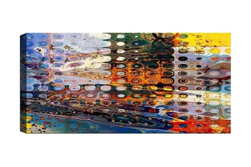 Canvastavla YTY Abstract & Fractals Flerfärgad - 120x50 cm - Inredning - Tavlor & posters - Canvastavla