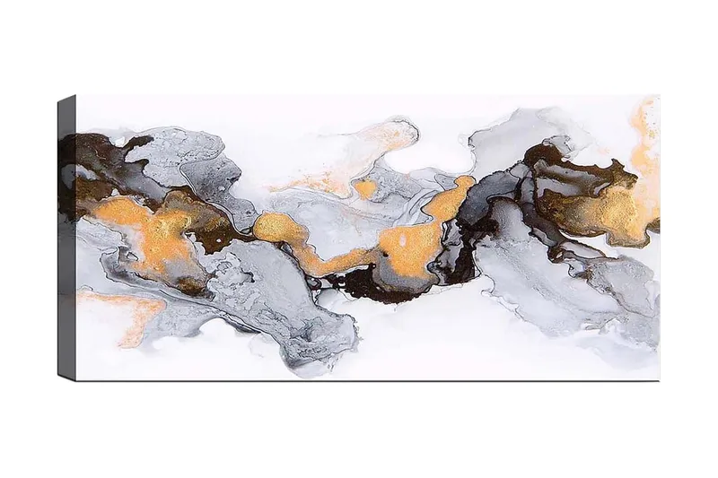 Canvastavla YTY Abstract & Fractals Flerfärgad - 120x50 cm - Inredning - Tavlor & posters - Canvastavla