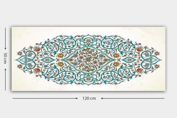 Canvastavla YTY Abstract & Fractals Flerfärgad - 120x50 cm - Inredning - Tavlor & posters - Canvastavla