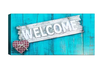 Canvastavla YTY Abstract & Fractals Flerfärgad - 120x50 cm - Inredning - Tavlor & posters - Canvastavla