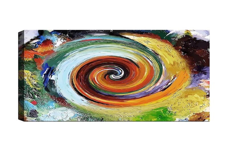Canvastavla YTY Abstract & Fractals Flerfärgad - 120x50 cm - Inredning - Tavlor & posters - Canvastavla