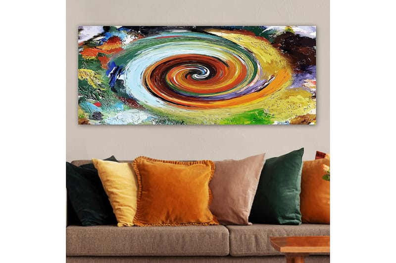 Canvastavla YTY Abstract & Fractals Flerfärgad - 120x50 cm - Inredning - Tavlor & posters - Canvastavla