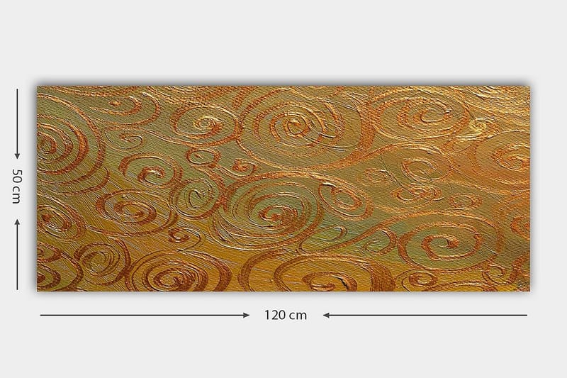 Canvastavla YTY Abstract & Fractals Flerfärgad - 120x50 cm - Inredning - Tavlor & posters - Canvastavla